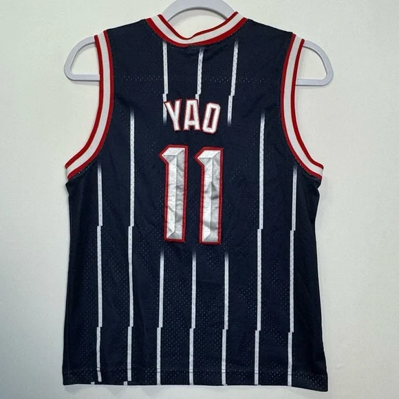 Vtg Nike NBA Basketball Jersey Houston Rockets Yao Ming Hall of Fame Boys Medium